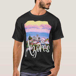 Camiseta Azores Portugal Raíces portuguesas Azores Souvenir