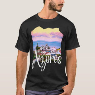 Camiseta Azores Portugal Raíces portuguesas Azores Souvenir
