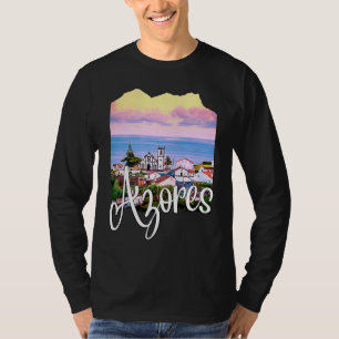 Camiseta Azores Portugal Raíces Portuguesas Recuerdos de Az