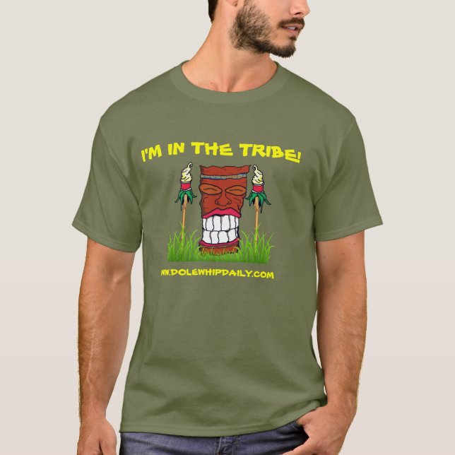 Camiseta Azote de Dole diario "estoy en la tribu " (Anverso)
