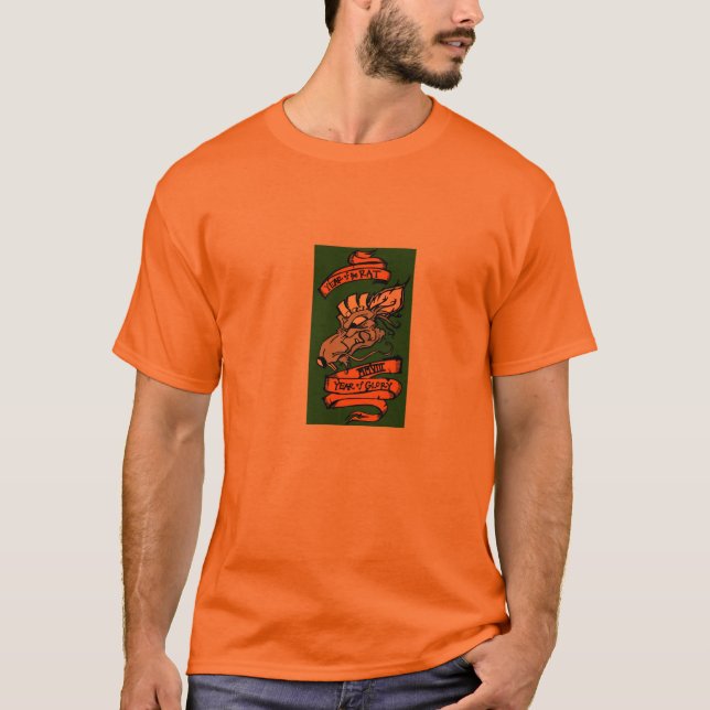 Camiseta Azotes del naranja de CRRFC - modificados para (Anverso)
