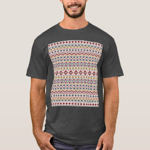 Camiseta Aztec Essence II Ptn Red Blue Gold Cream