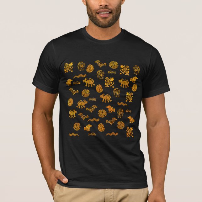 Camiseta Aztec Figures of Animals (Anverso)