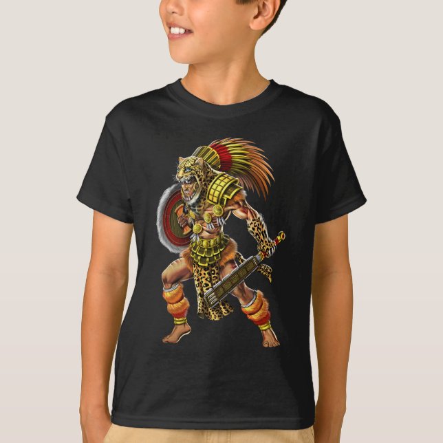 Camiseta Aztec Jaguar Warrior (Anverso)