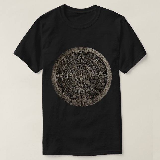 Camiseta Aztec or Mayan Calendar Maya Men Women Kids  (Diseño del anverso)
