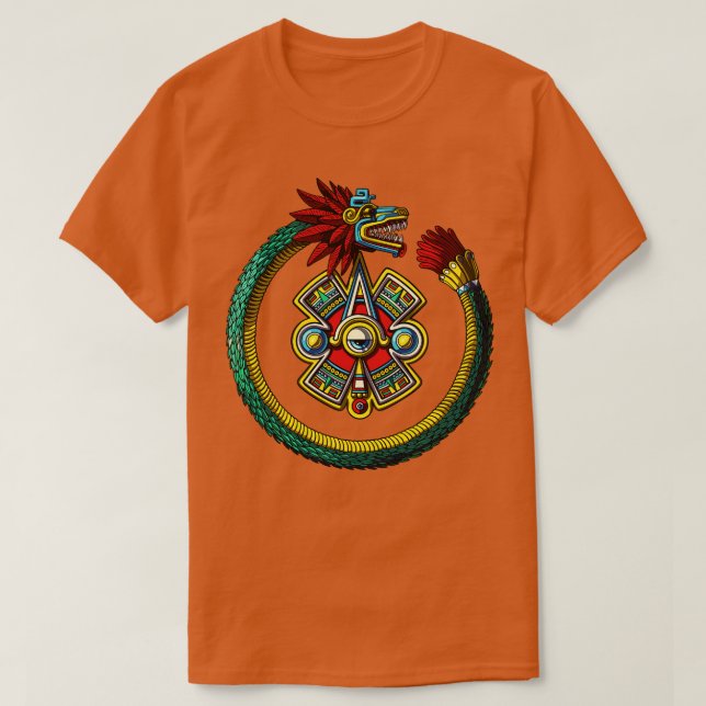 Camiseta Aztec Serpent Ouroboros (Diseño del anverso)