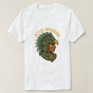 Camiseta Aztec Warrior – Ancient Power & CourageT-Shirt