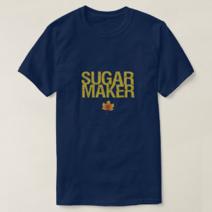 Camiseta Azúcar con hoja de arce
