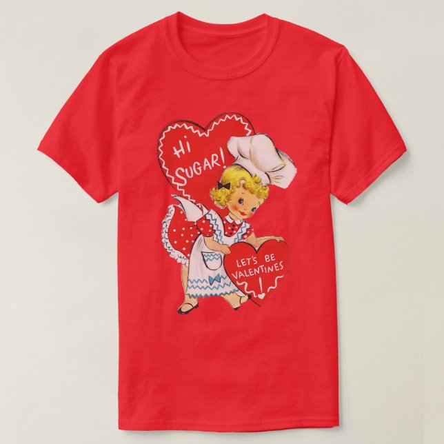 Camiseta Azúcar de San Valentín (Diseño del anverso)