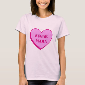 Camiseta Azúcar del corazón de los dulces Mama Valentine T-