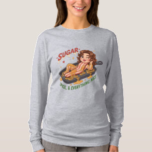 Camiseta Azúcar, Especias y Todo lo Bueno – Chica Sassy