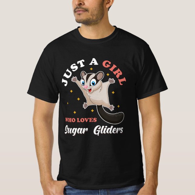 Camiseta Azúcar Glider Cute Animales (Anverso)