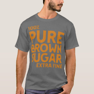 Camiseta Azúcar marrón puro extra fino