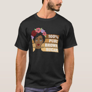Camiseta Azúcar morena chica negra magia melanina explotand