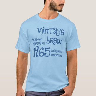 Camiseta Azul 1965 del cumpleaños de la diversión del Brew
