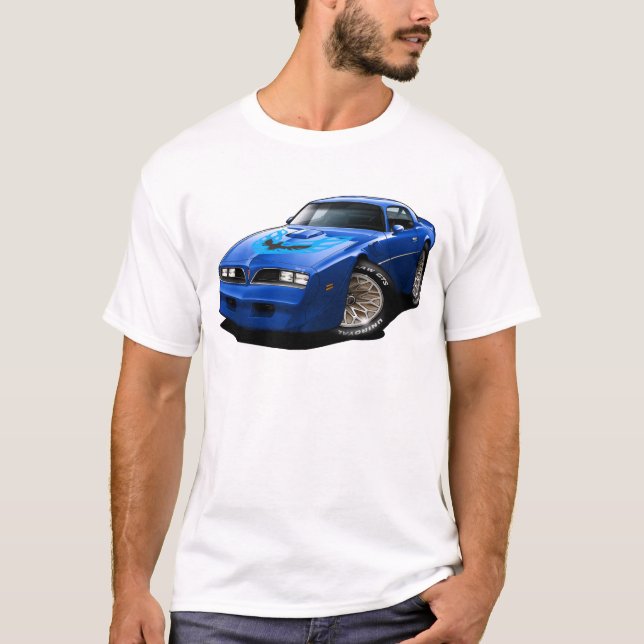 Camiseta Azul 1977-78 del transporte (Anverso)
