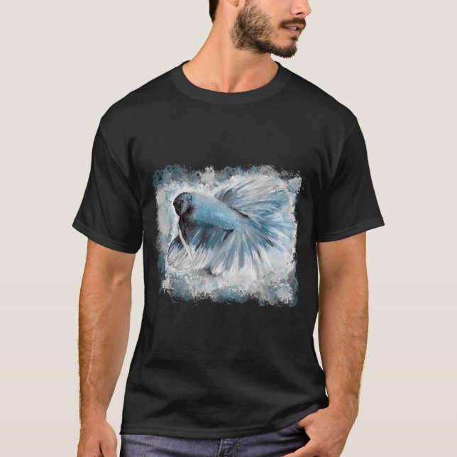 Camiseta Azul Acuático - Cortado (Anverso)