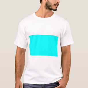 Camiseta Azul acuático sólido