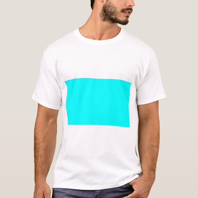 Camiseta Azul acuático sólido (Anverso)