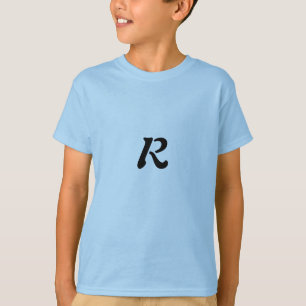 Camiseta azul arcoiris colorido T SHIRT