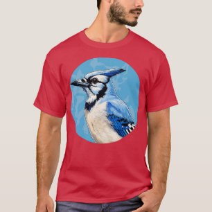 Camiseta Azul arrendajo pájaro 5