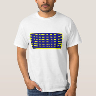 Camiseta Azul auténtico y amarillo primeros
