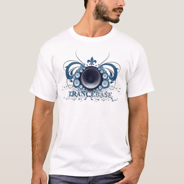 Camiseta Azul bajo del trance (Anverso)