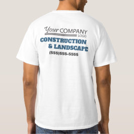 Camiseta Azul básico, gris y negro con logotipo
