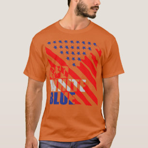 Camiseta Azul Blanco Rojo