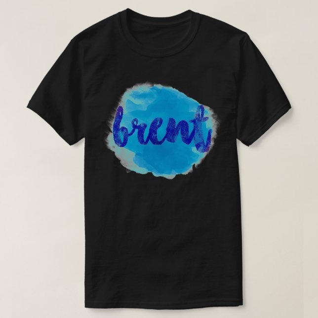 Camiseta Azul BRENT (Diseño del anverso)