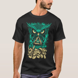 Camiseta Azul búho