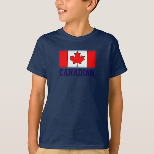 CAMISETA AZUL CANADÁ (Anverso)