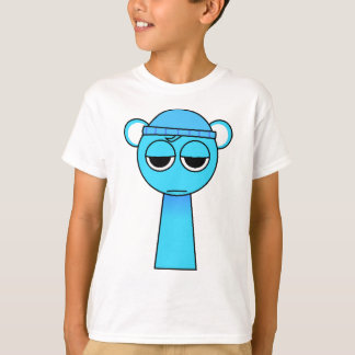 Camiseta Azul Celeste de Sprunki Retake