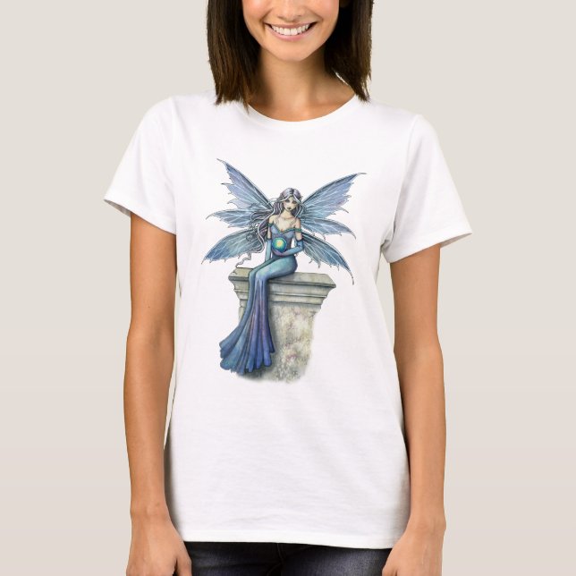 Camiseta Azul Celeste Gótica Hada (Anverso)