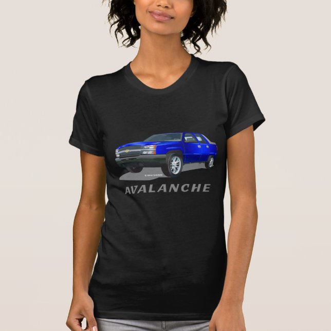 Camiseta Azul Chevrolet Avalanche (Anverso)