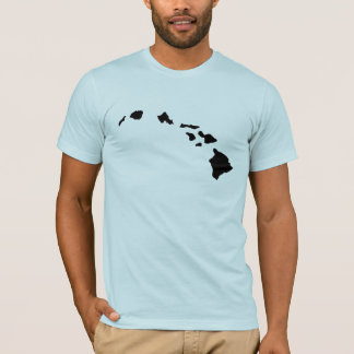 Camiseta azul clara de las islas hawaianas
