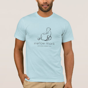 Camiseta azul claro con logo de Mellow Monk