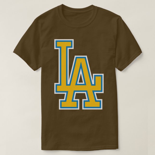 Camiseta Azul claro de LA (Diseño del anverso)