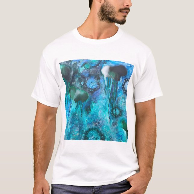 Camiseta Azul código (Anverso)