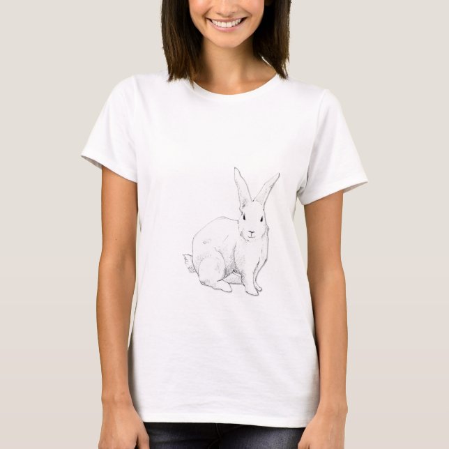 Camiseta azul conejo (Anverso)