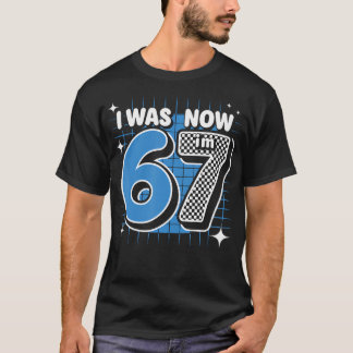 Camiseta Azul Cuadros Era 6 Ahora SOY 7 Cumpleaños Niño