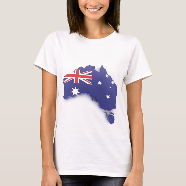 Camiseta Azul de Australia (Anverso)