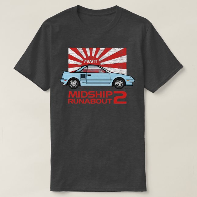 Camiseta Azul de bandera (Diseño del anverso)
