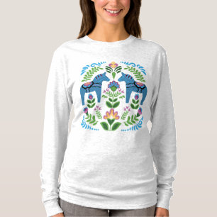 Camiseta azul de Caballo de Dala en Suecia