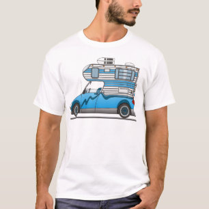Camiseta Azul De Camper De Recogida Eco