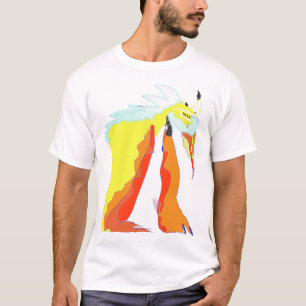 Camiseta Azul de choque de incendio del dragón