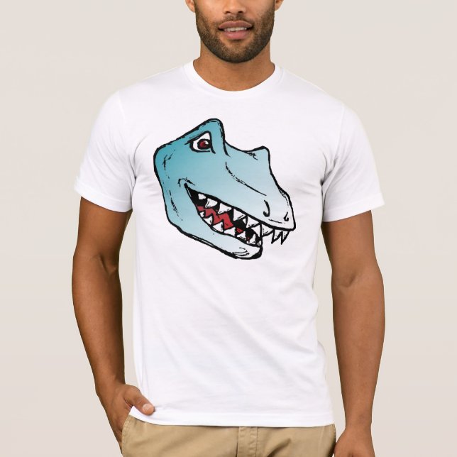 Camiseta Azul de Dinosorio (Anverso)