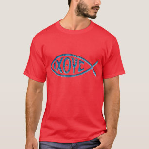 Camiseta azul de Ichthys