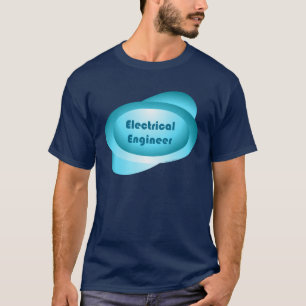 Camiseta Azul de ingeniero eléctrico