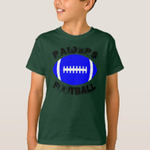 Camiseta azul de jugador de fútbol para niños con